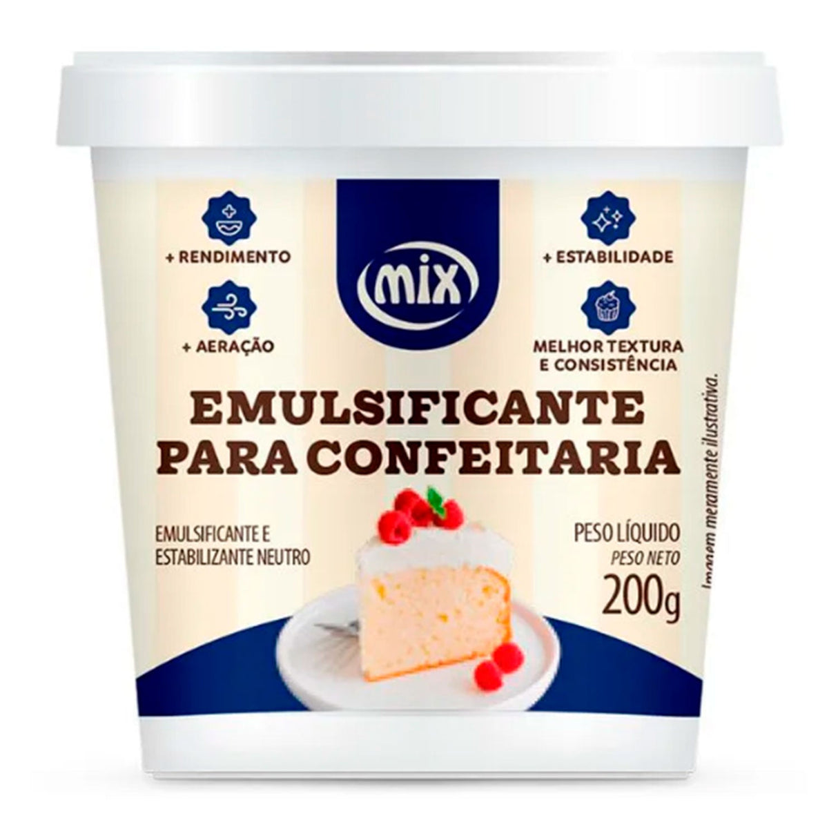 Emulsificante Para Confeitaria 200g - Mix
