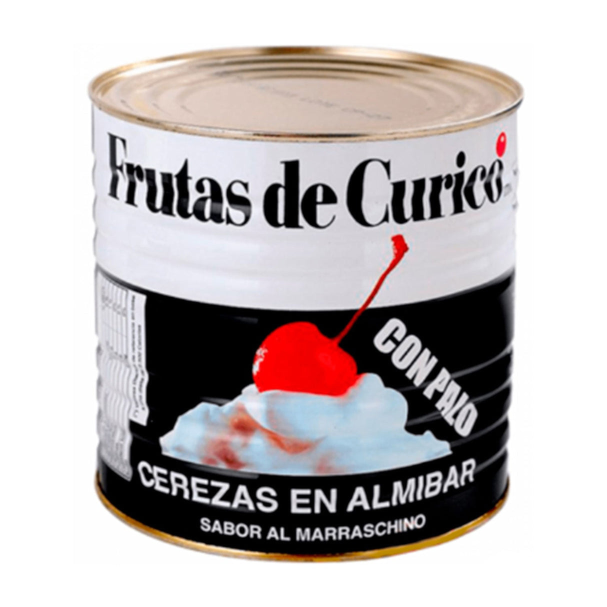 Cerejas Em Calda Sabor Ao Marrasquino Com Talo 3,1Kg - Frutas De Curico