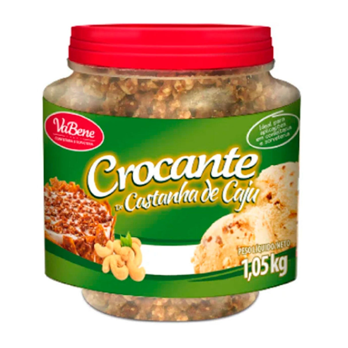 Crocante De Castanha Caju 1,05Kg - Vabene