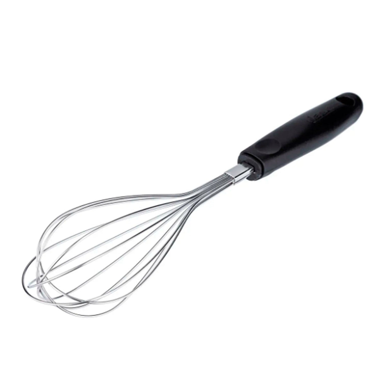 Batedor Fouet Fios de Aço Inox 28cm cabo Preto - Weck