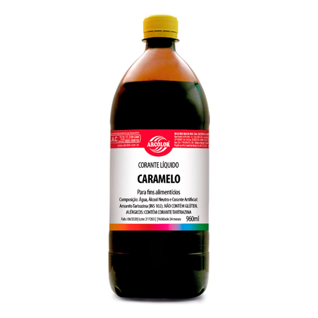 Corante Líquido Caramelo 960ml - Arcolor
