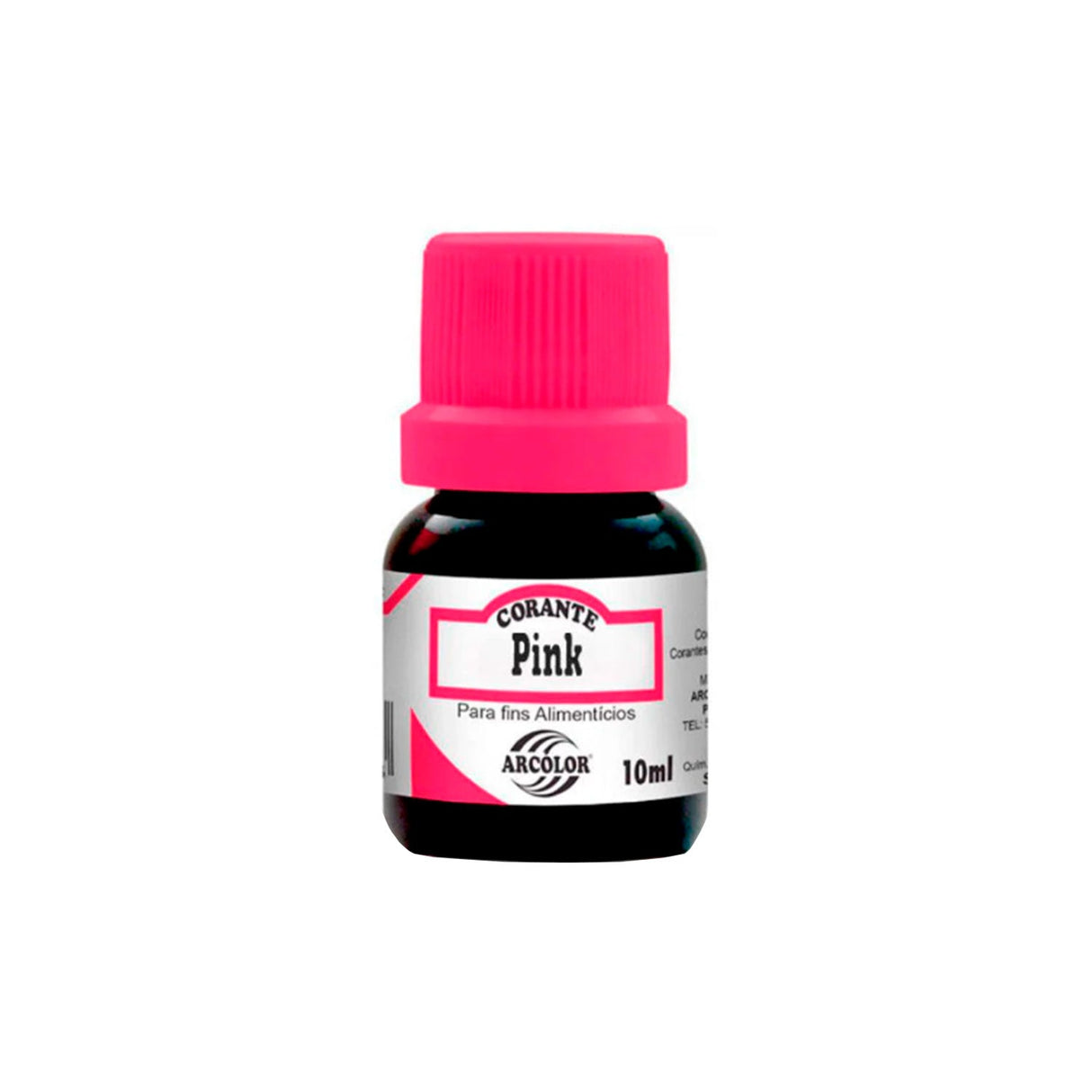 Corante Líquido Rosa Pink 10Ml -  Arcolor