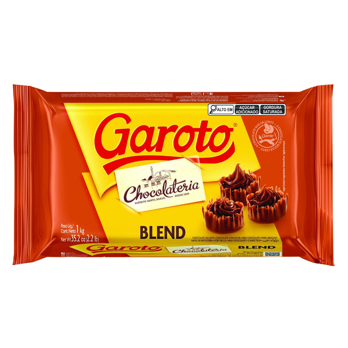 Chocolate Blend em Barra 2,1kg - Garoto