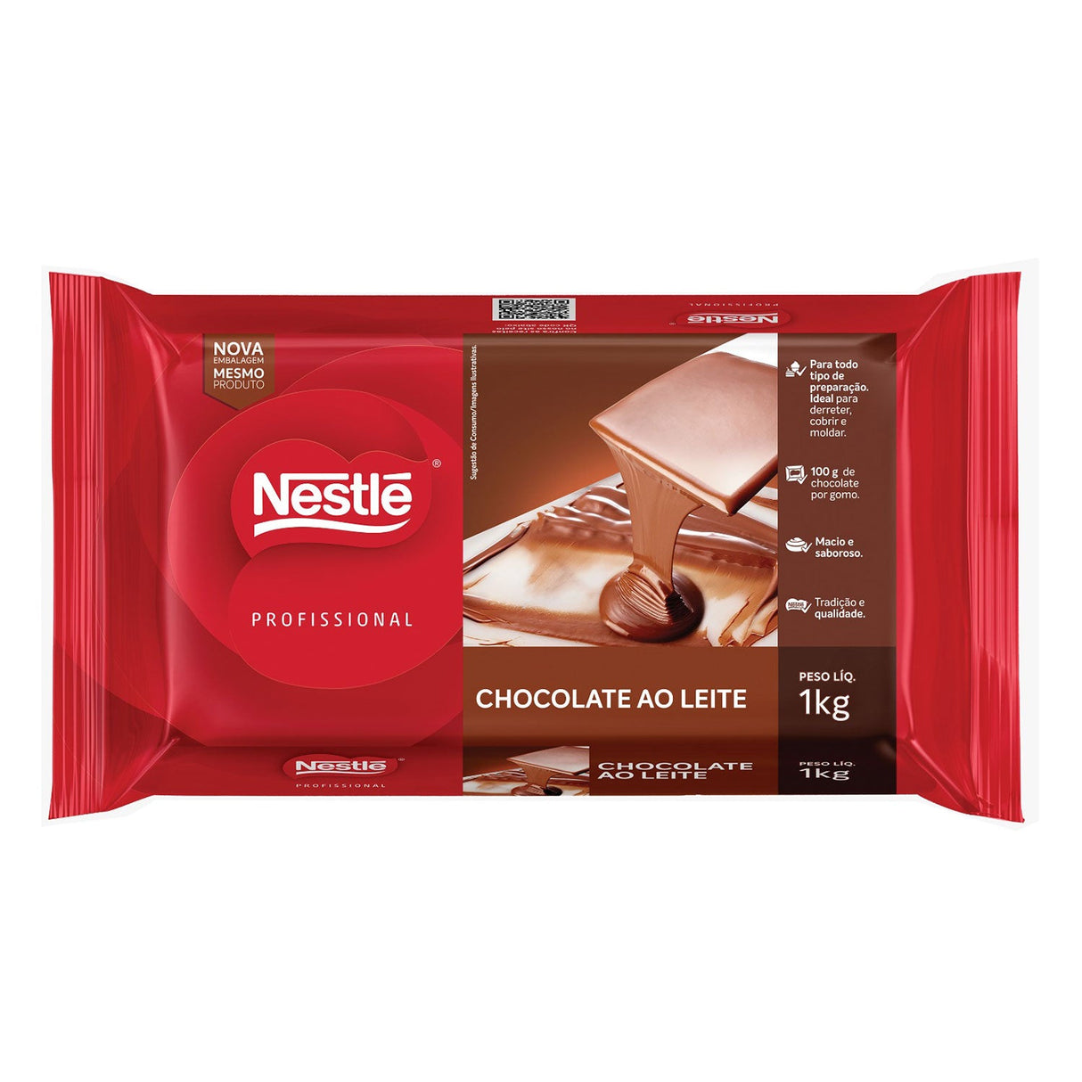 Chocolate em Barra Ao Leite 1kg - Nestlé