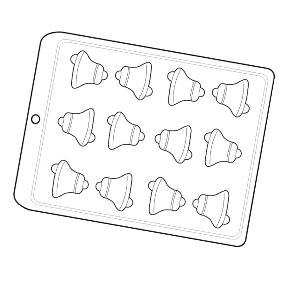 Forma Padrão Sino de Natal ( 673 ) - Crystal Forming