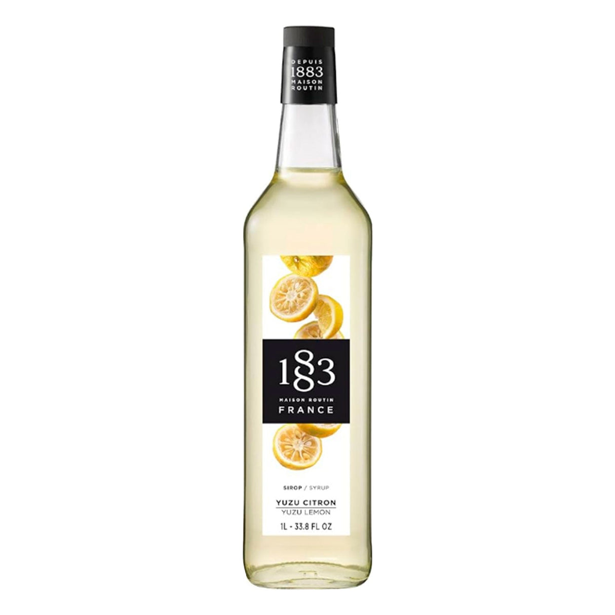 Xarope Routin De Limão Yuzu - Garrafa De Vidro - 1L - 1883