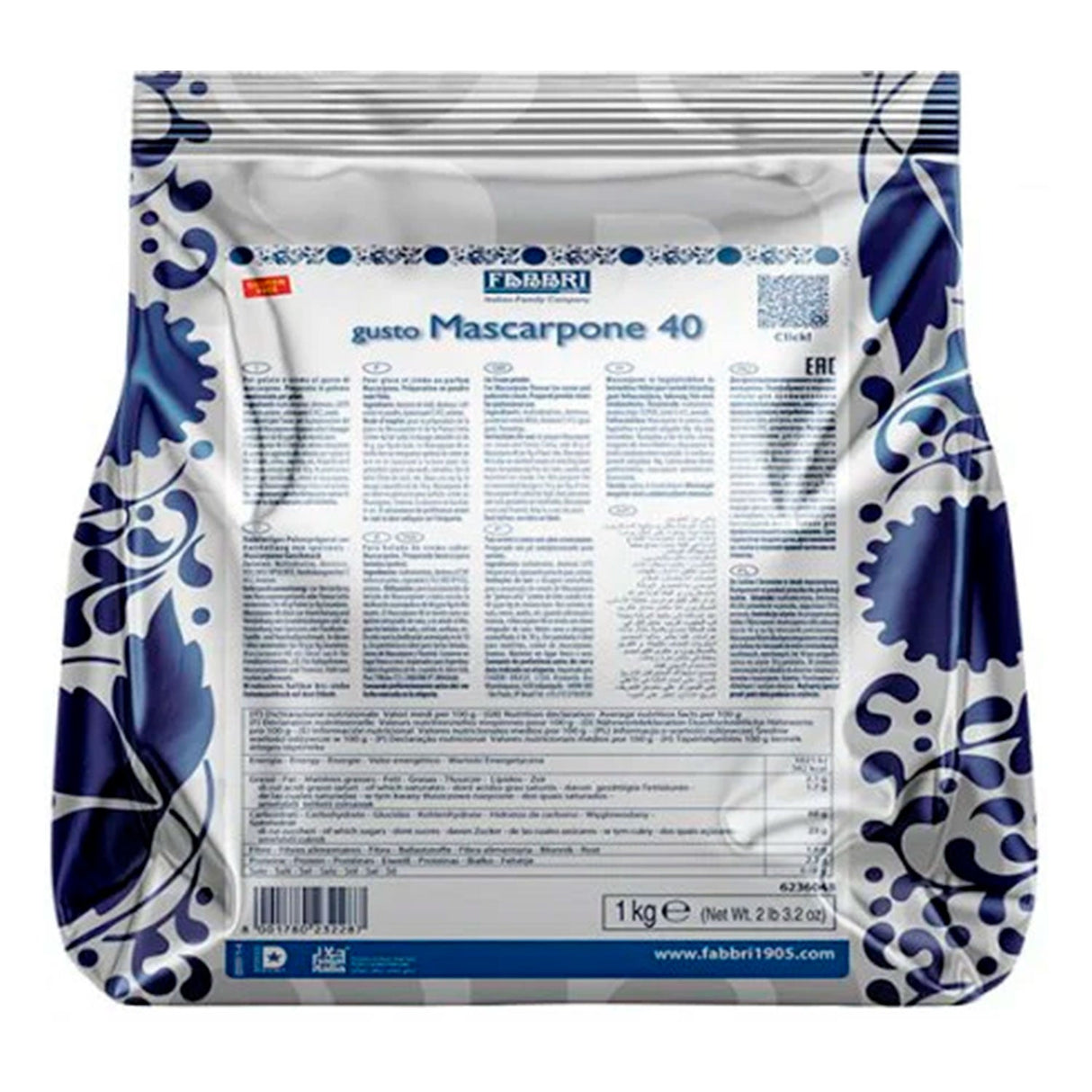 Mascarpone 40 em Pó - Fabbri