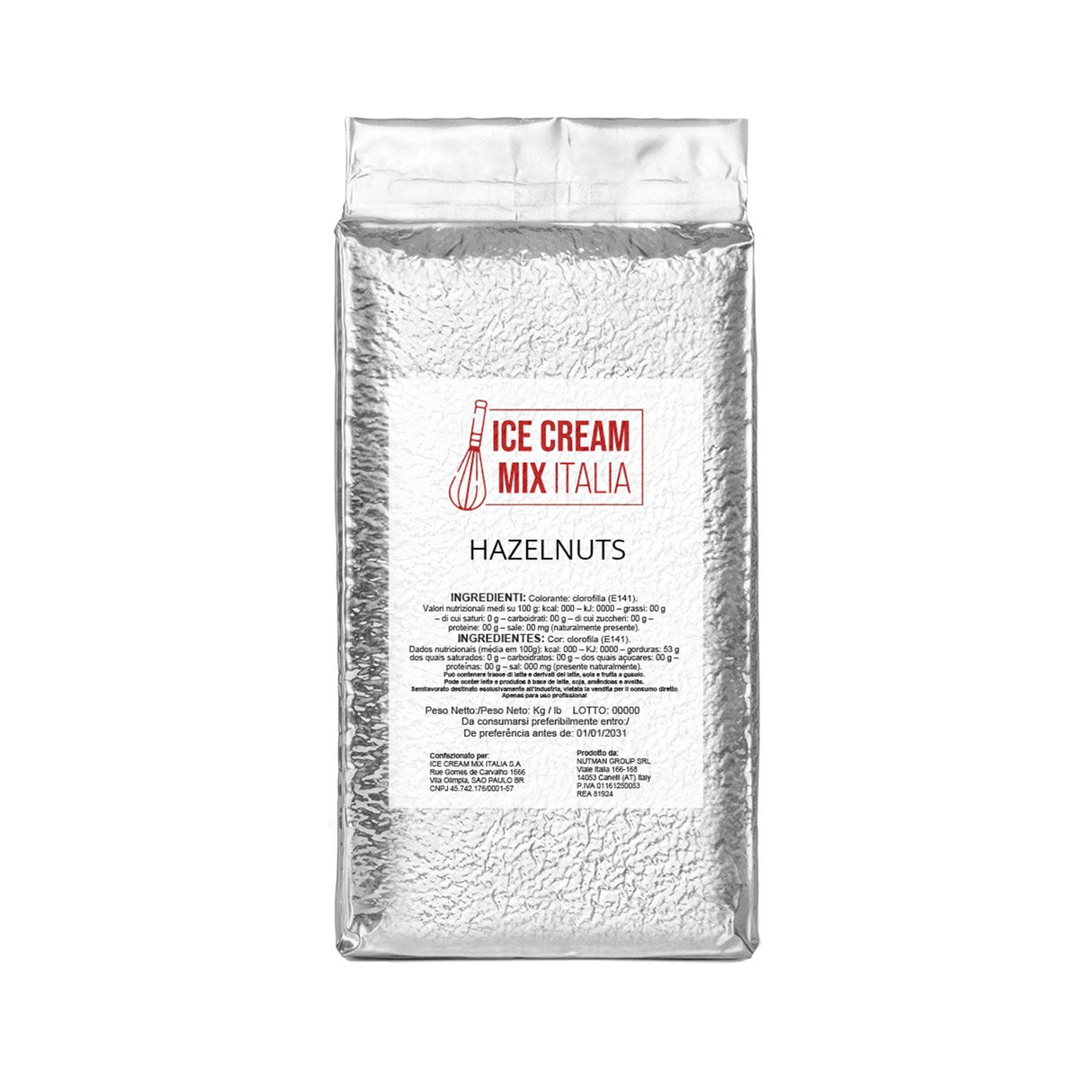 Granella Di Nocciola ( Pedaços de Avelã ) 1kg - Ice Cream Mix