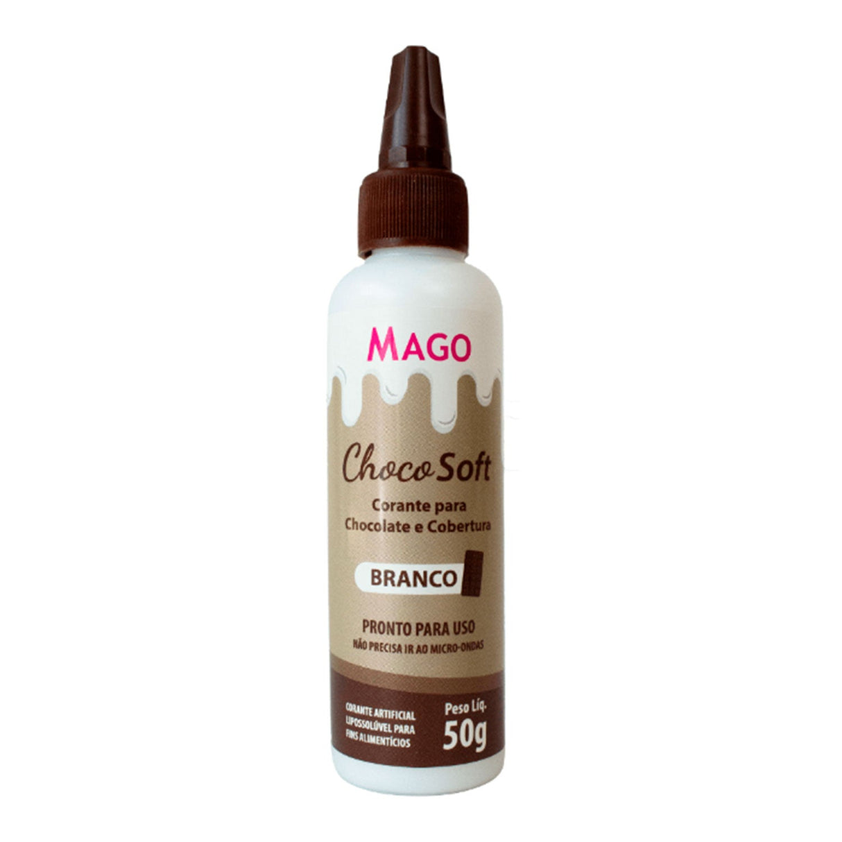 Corante Choco Soft Branco 50g - Mago