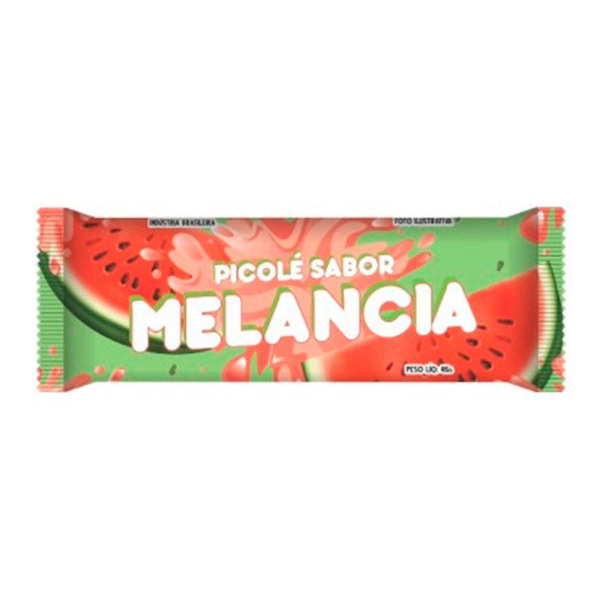Embalagem Para Picolé - 7Cm X 19Cm - Melância - 245 Unid - Riacho