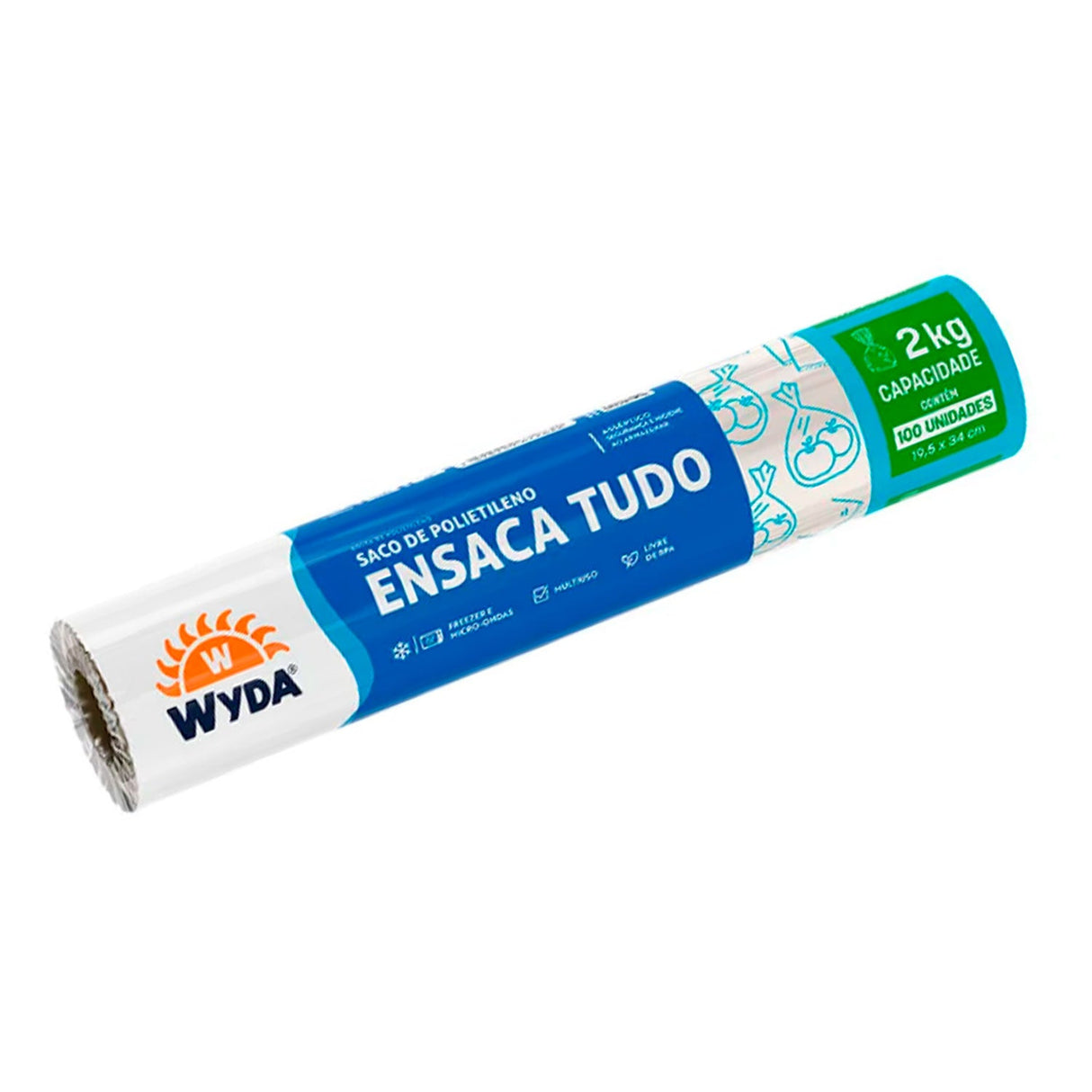 Ensaca Tudo 2Kg (50Un) - Wyda