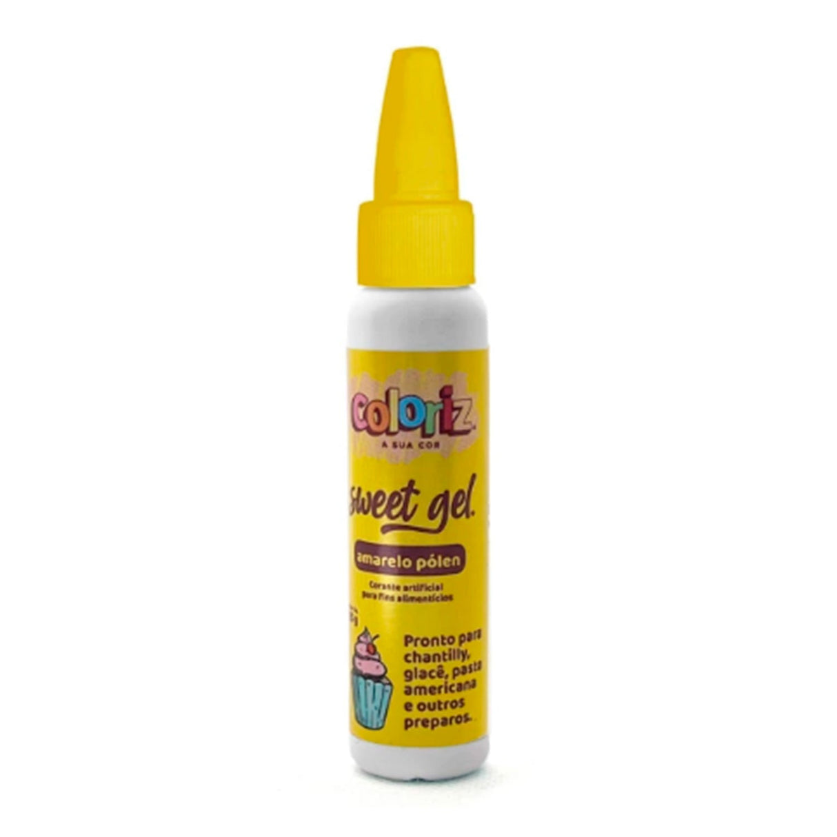 Corante Sweet Gel Coloriz Amarelo Polen 25g - Gran Chef