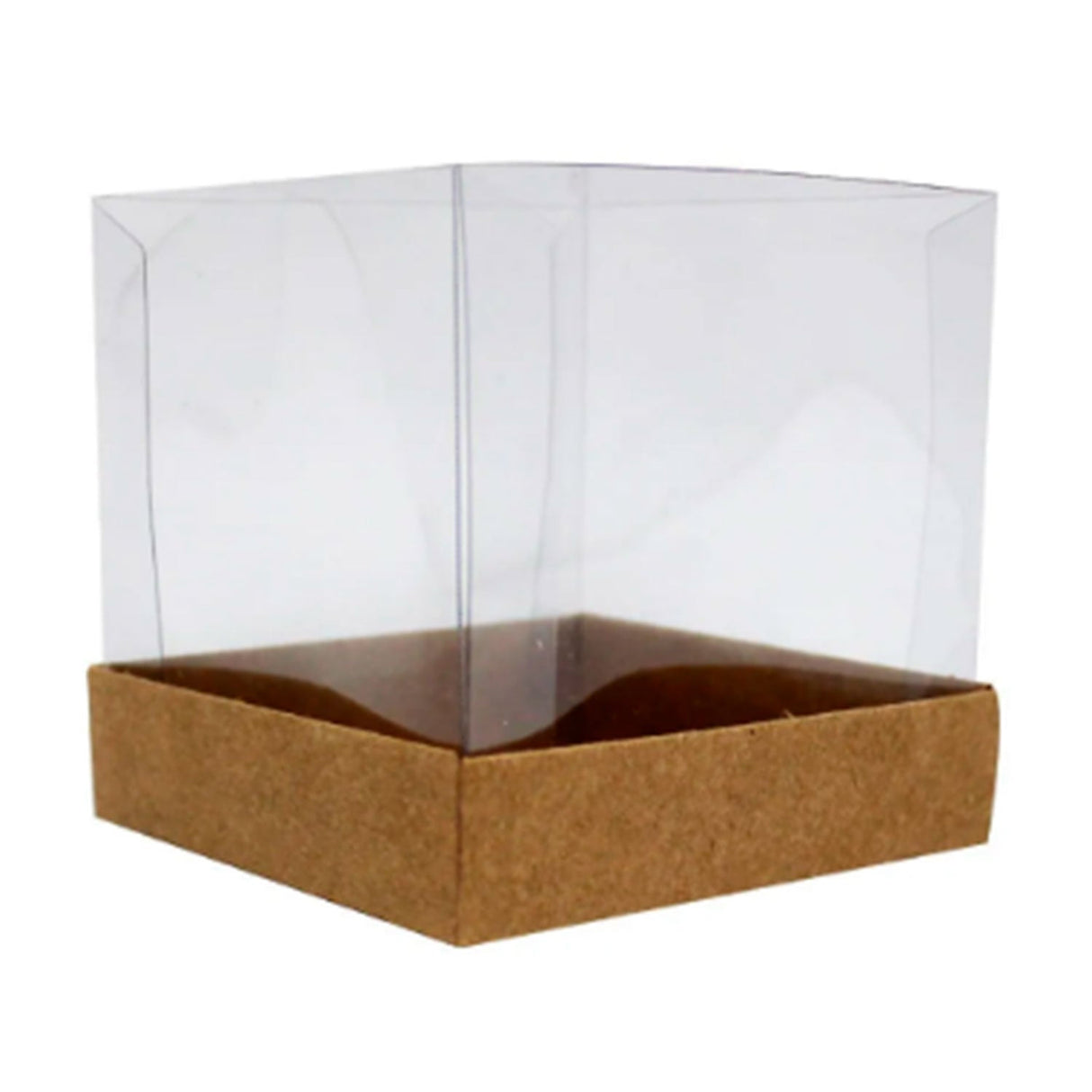 Caixa Mini Bolo Kraft 10X10 (10Un) - Crystal Forming