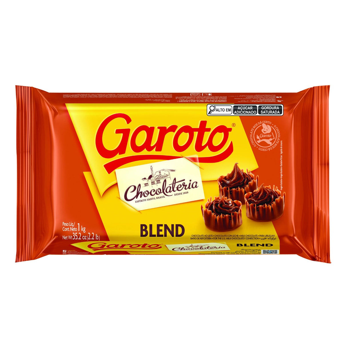 Chocolate Blend em Barra 1kg - Garoto