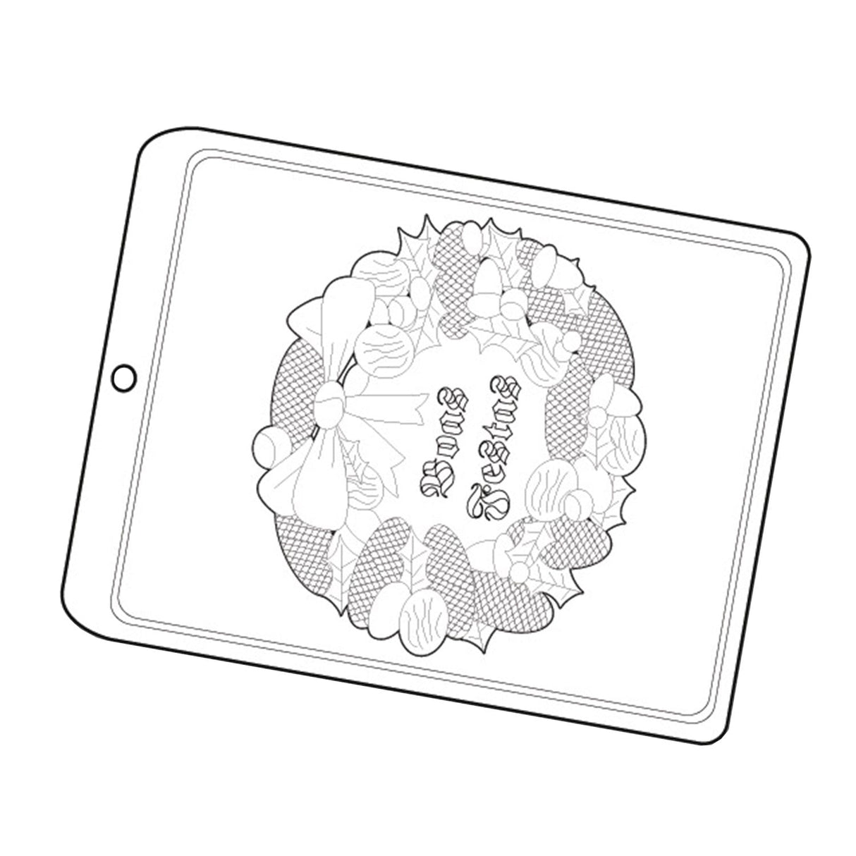Forma Padrão Guirlanda de Natal ( 626 ) - Crystal Forming