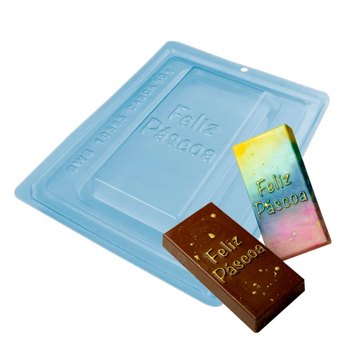 Forma Especial Barra Feliz Páscoa ( Ref 10565 ) - BWB FORMAS