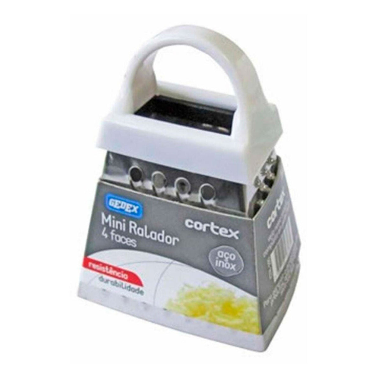 Ralador Mini 4 Faces Branco (3165) - Gedex