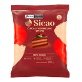 Cacau em Pó Vermelho 100% - 500g - Sicao