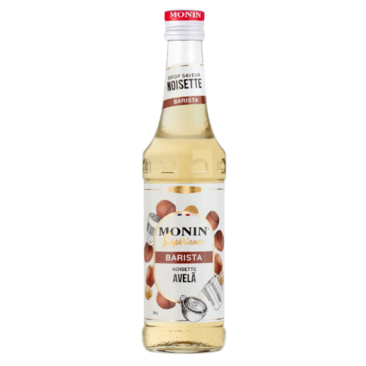 Xarope Expérience sabor Avelã (Noisette) 330ml - Monin