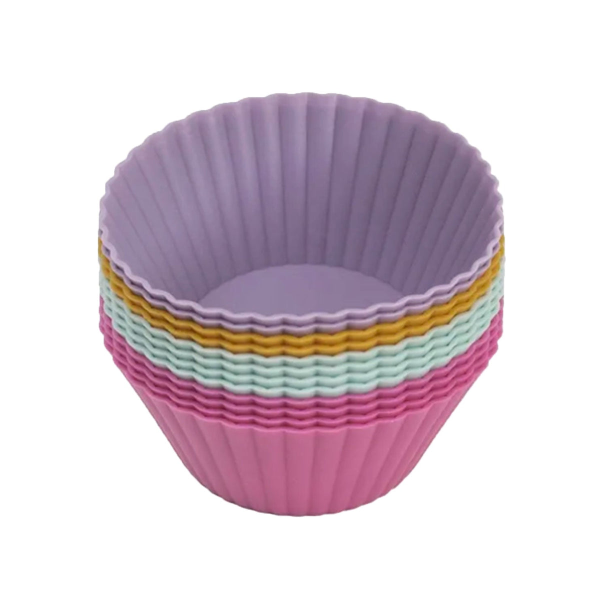 Kit Formas de Silicone para Bolinho Mozcada ( c/12un ) - Oikos