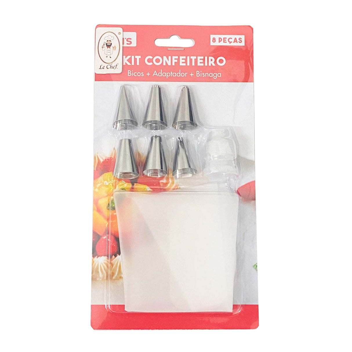 Kit Confeiteiro 8pcs ( UD546 ) - Le Chef