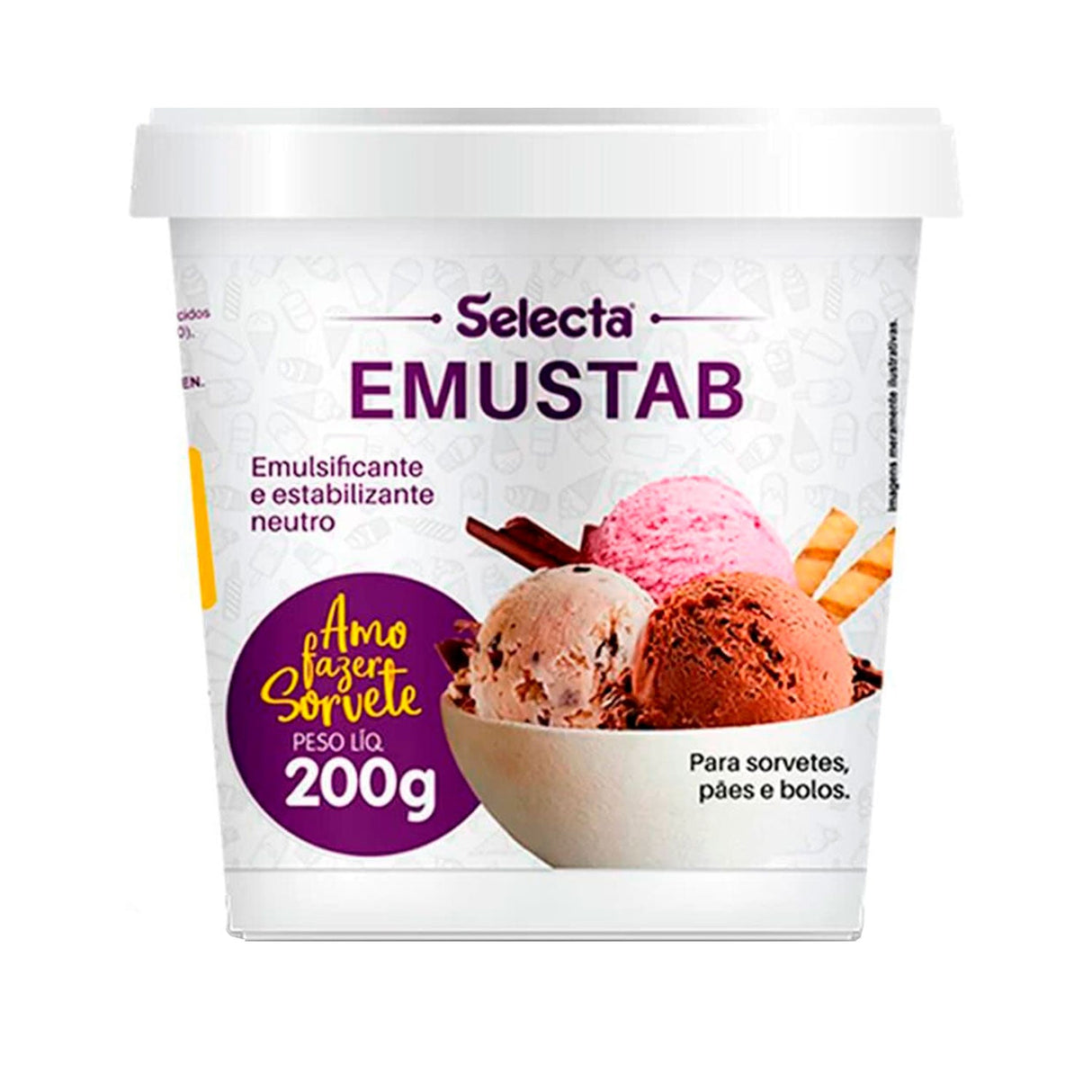 Emulsificante Emustab Neutro ( 200g ) - Selecta