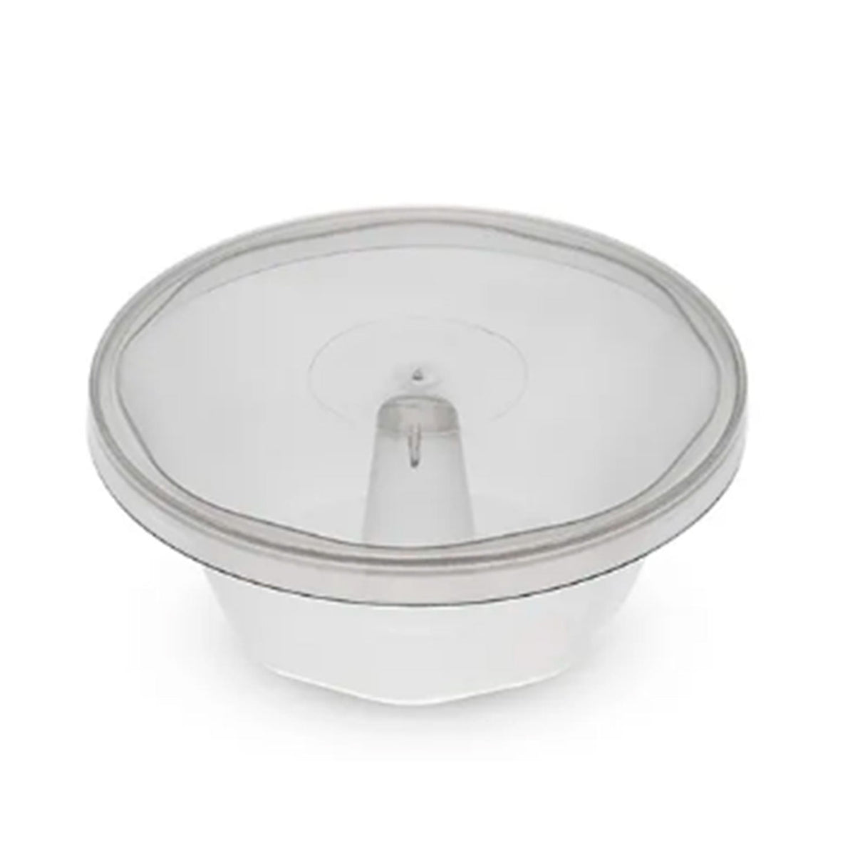 Forma para Pudim Pequeno com Tampa 120ml (10un) - Plastilânia