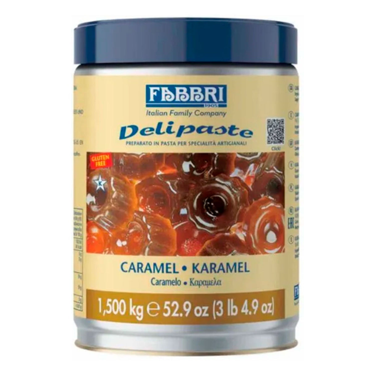 Pasta Saborizante Caramelo Caramel 1,500Kg - Fabbri