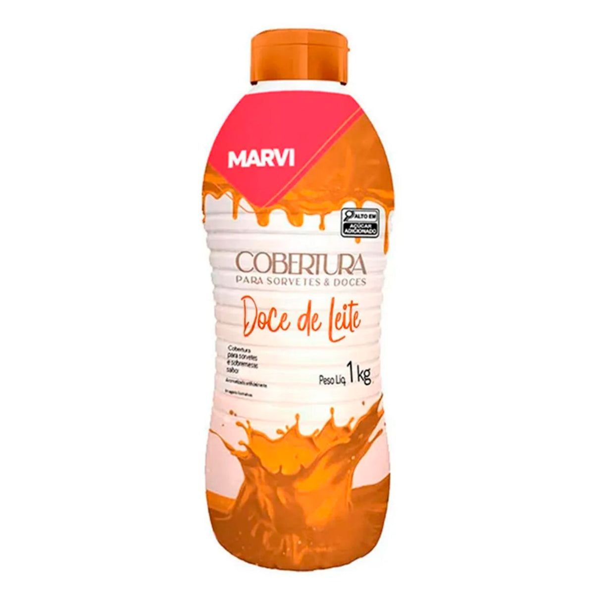 Cobertura Para Sorvete e Doces Doce de Leite 1kg - Marvi