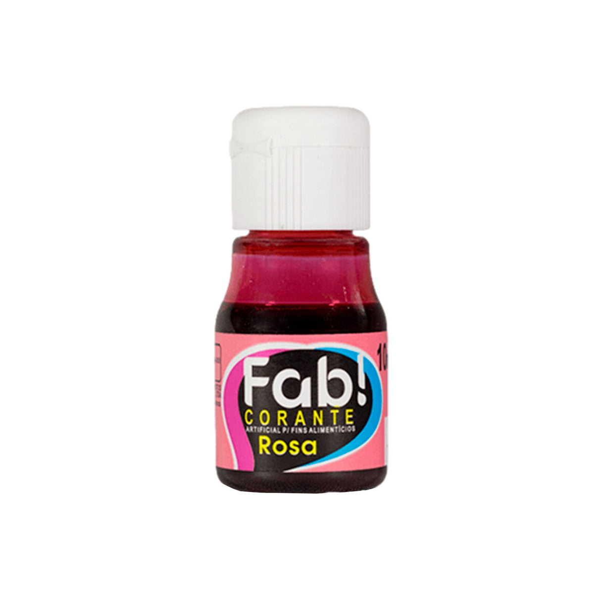 Corante Líquido Rosa 10ml - Fab!
