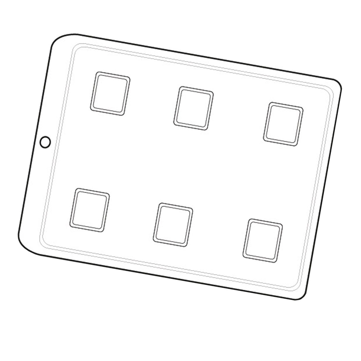 Forma Padrão Bombom Quadrado ( 4013 ) - Crystal Forming