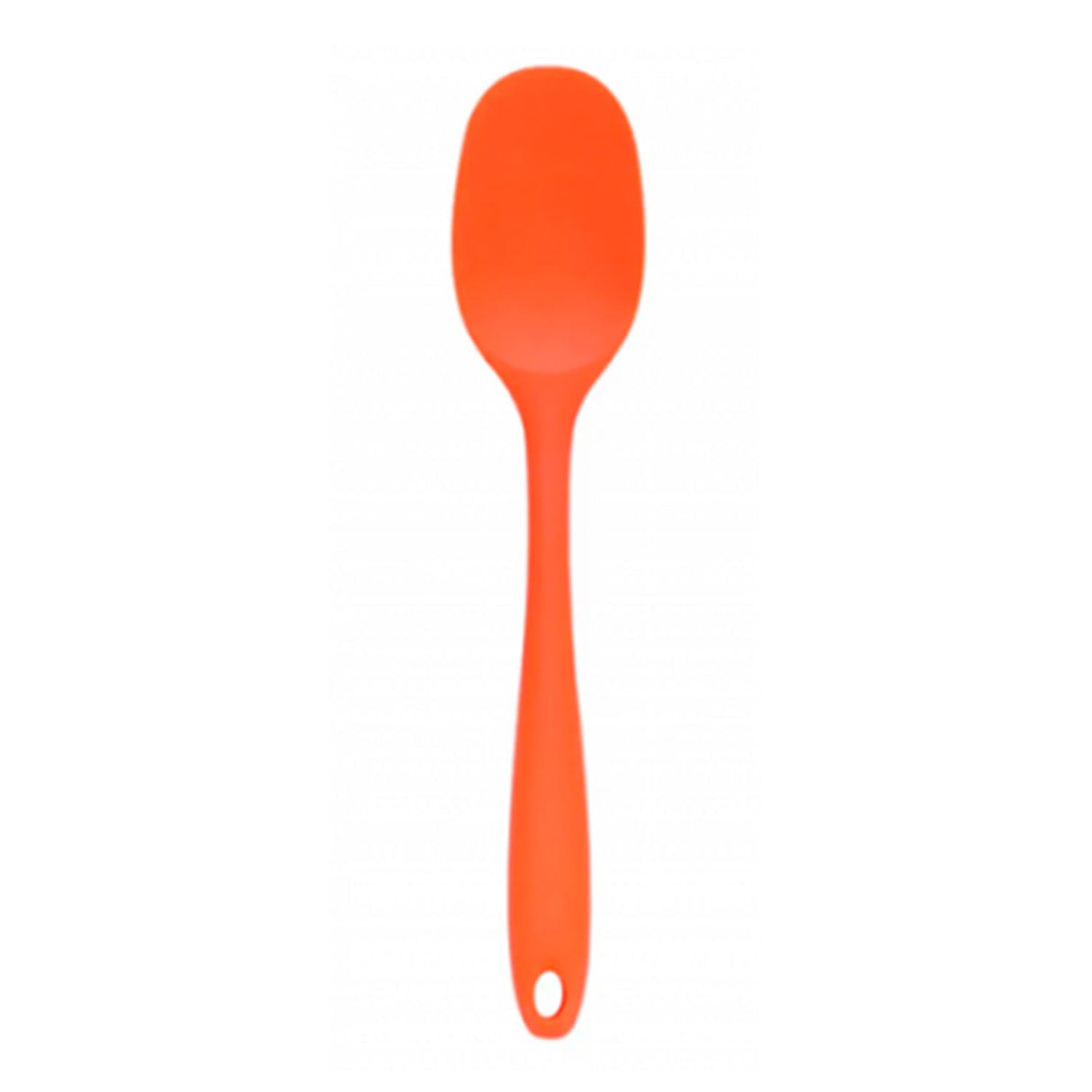 Espatula De Silicone Duplo Redonda Laranja - Oikos