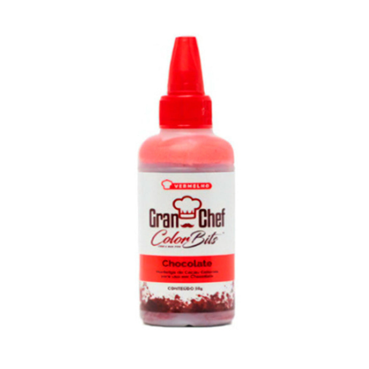 Color Bits Cobertura - Vermelho - 50g - Gran Chef