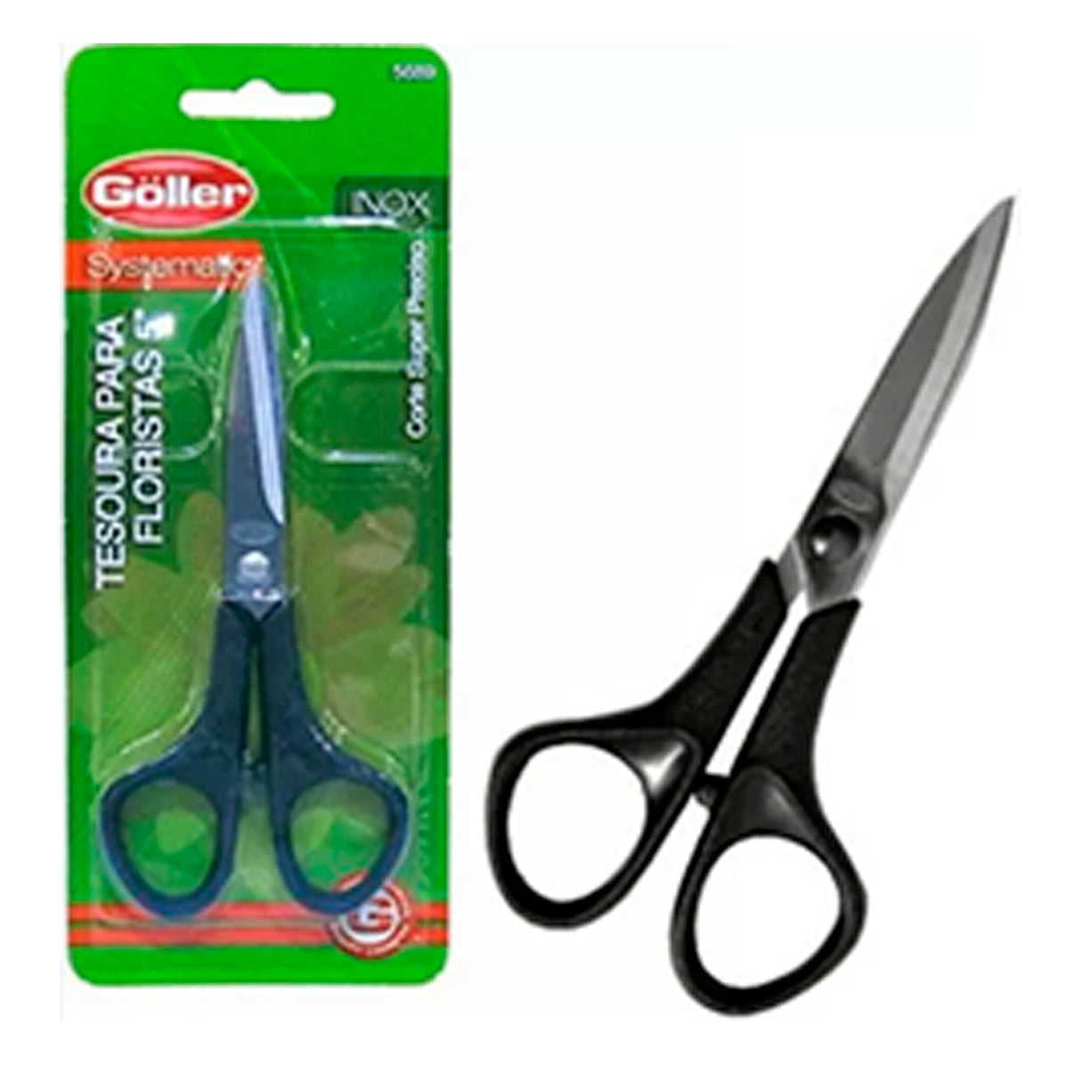 Tesoura Para Floristas 5" Inox Profissional - Goller