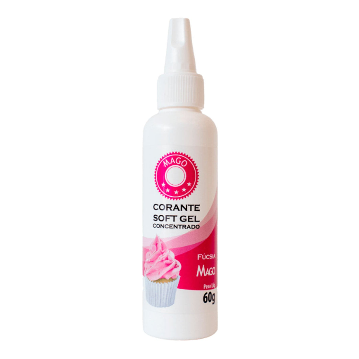Corante Soft Gel Fucsia 60G - Mago