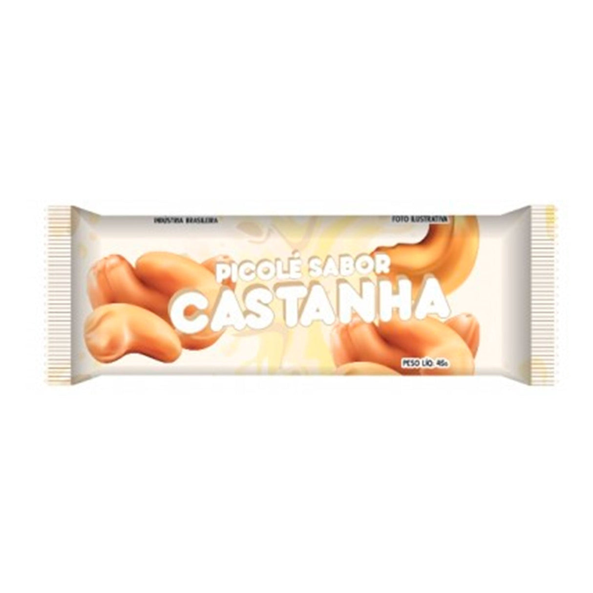 Embalagem Para Picolé - 7Cm X 19Cm - Castanha - 245 Unid - Riacho