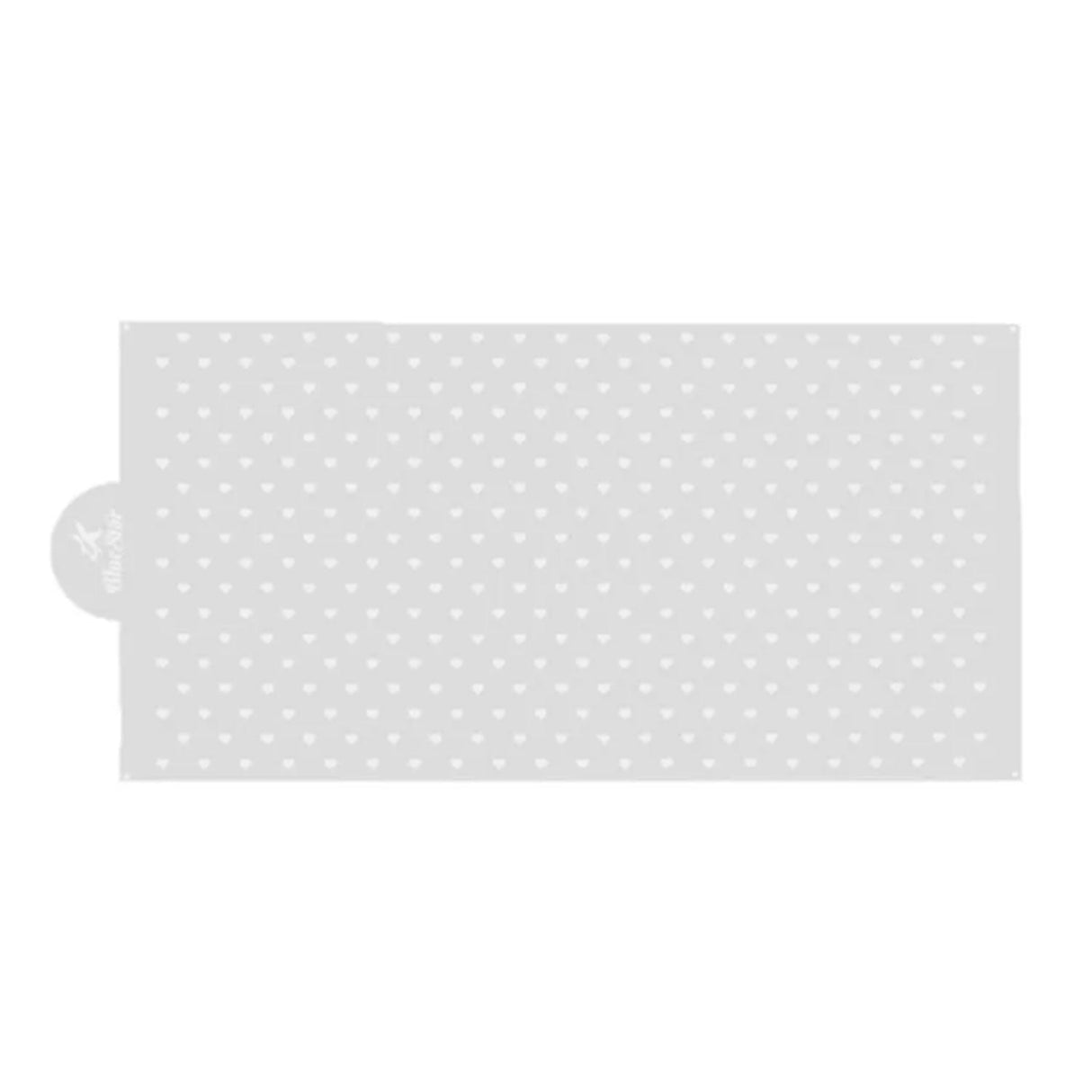 Stencil Decorativo Mini Corações - Blue Star