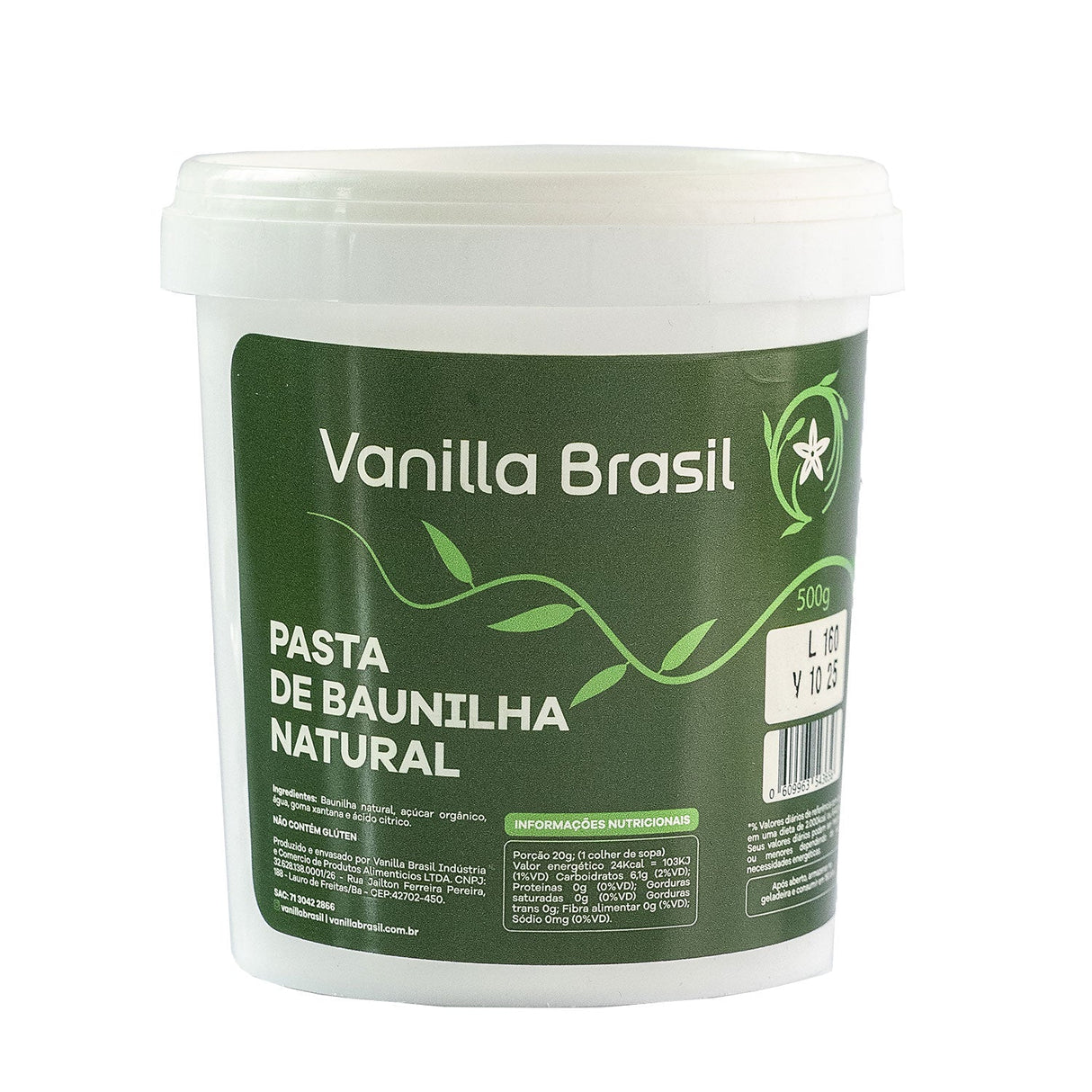 Pasta de Baunilha Natural 500g - Vanilla Brasil