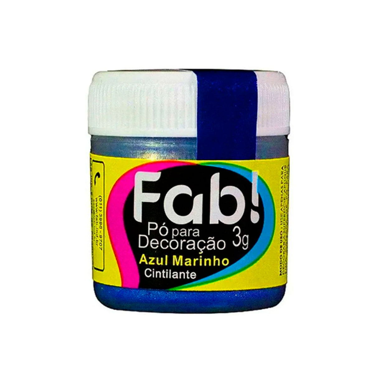 Corante Po 3G Azul Marinho - Fab!