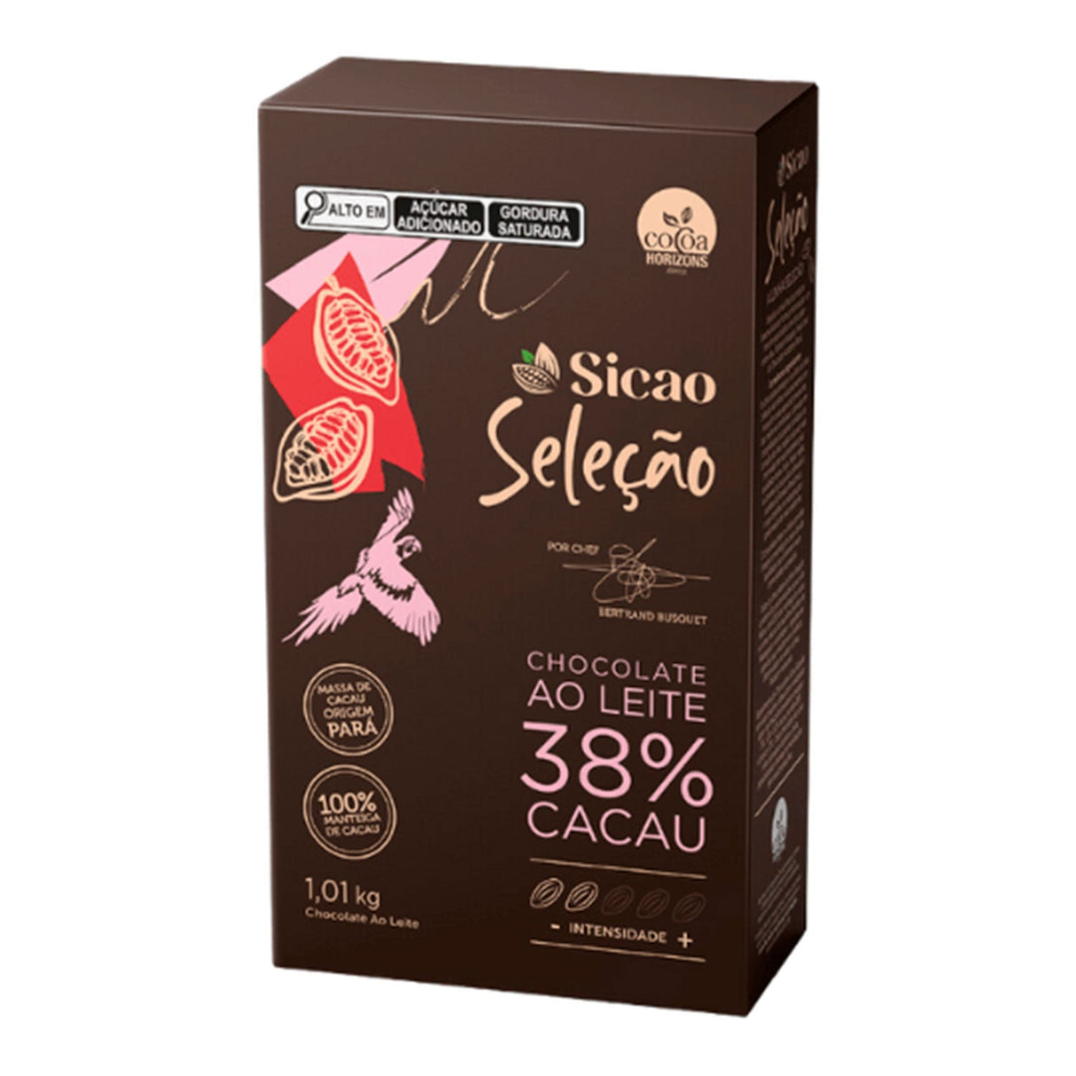 Chocolate Ao Leite 38% Seleção - Gotas 1,01Kg - Sicao