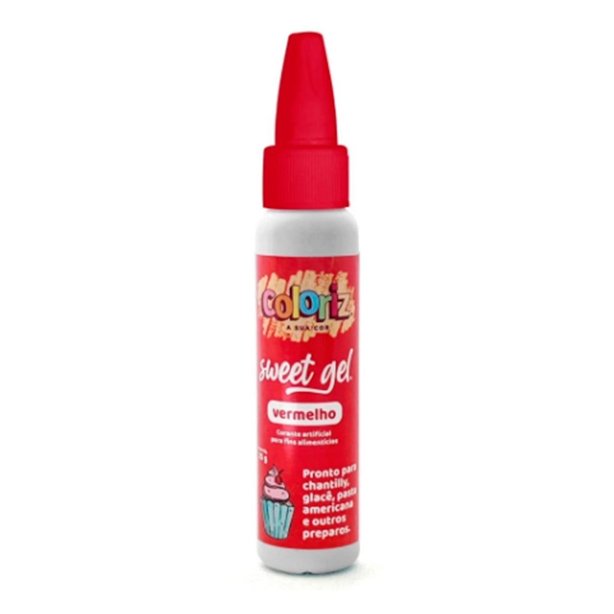 Corante Sweet Gel Coloriz Vermelho 25gr - Gran Chef
