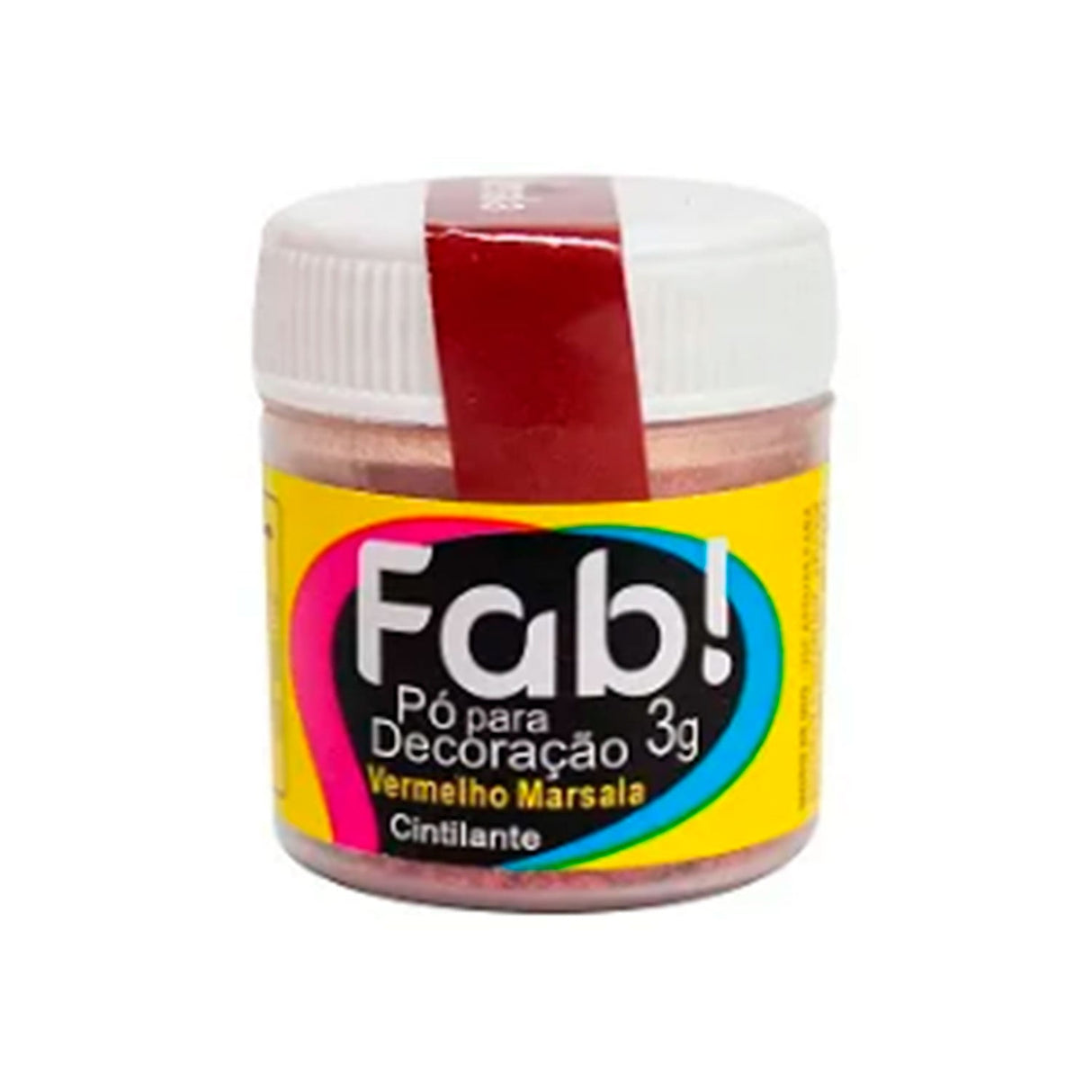 Corante Po 3G Vermelho Marsala - Fab!