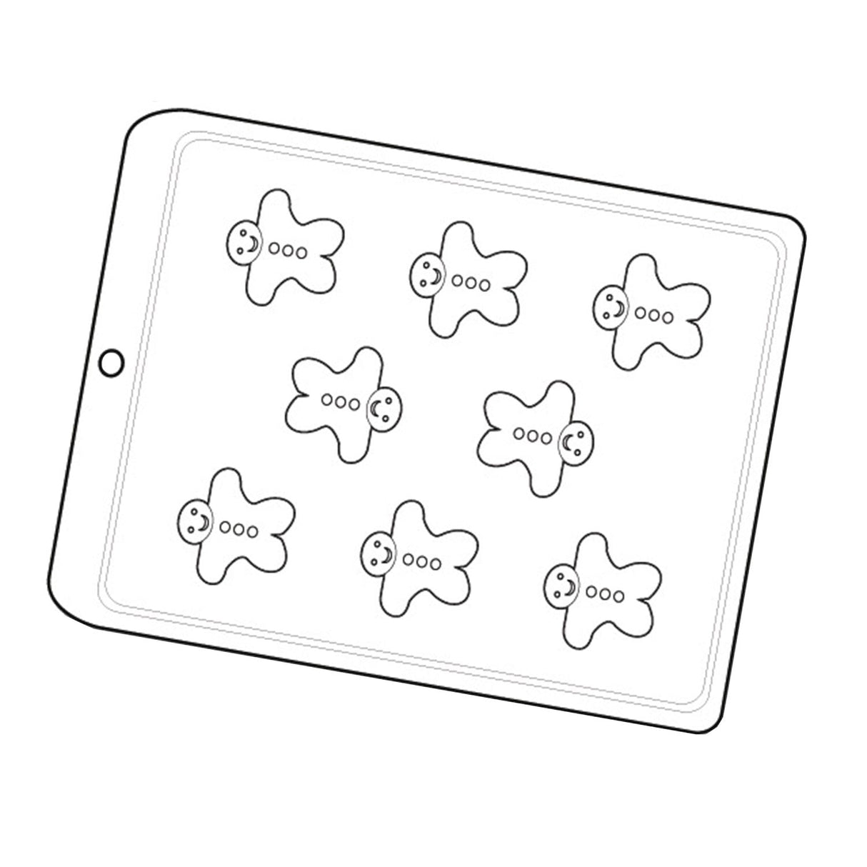 Forma Padrão Boneco de Natal ( 610 ) - Crystal Forming