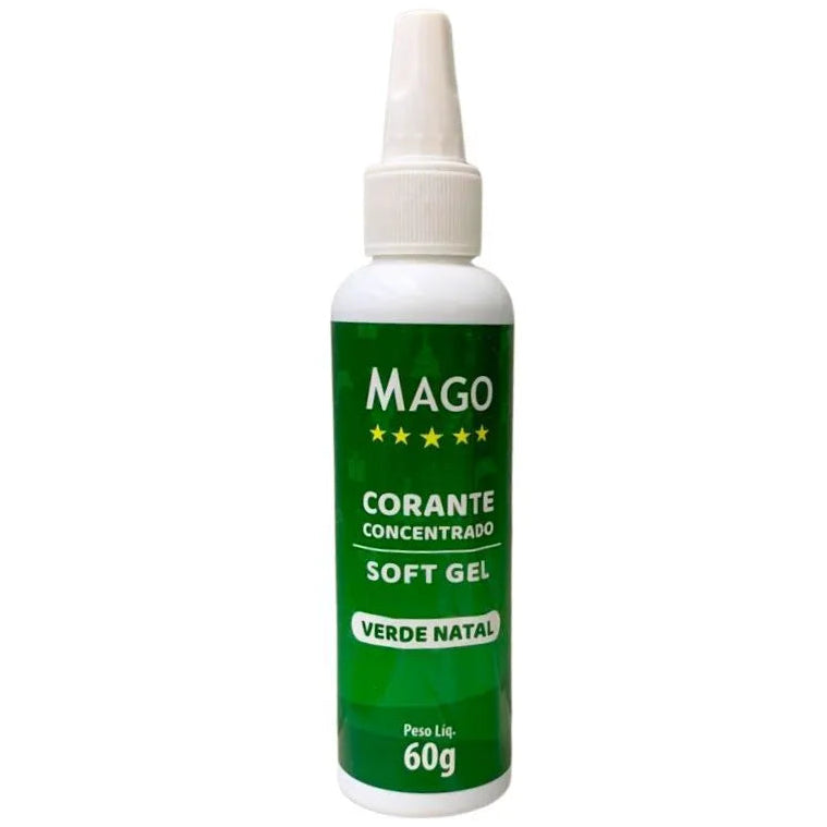 Corante Soft Gel Verde Natal - 60g - Mago