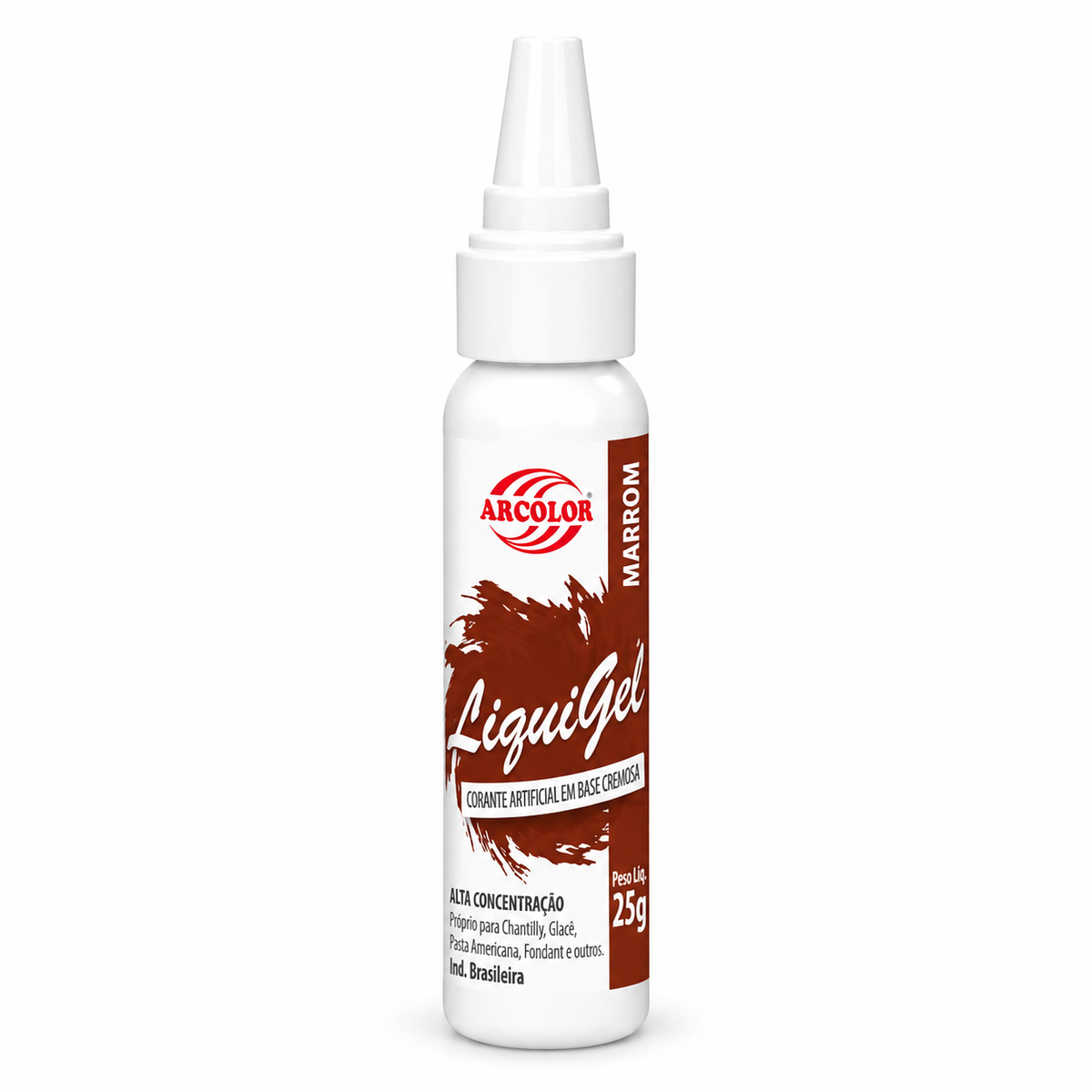 Corante Liquigel Marrom - 25g - Arcolor