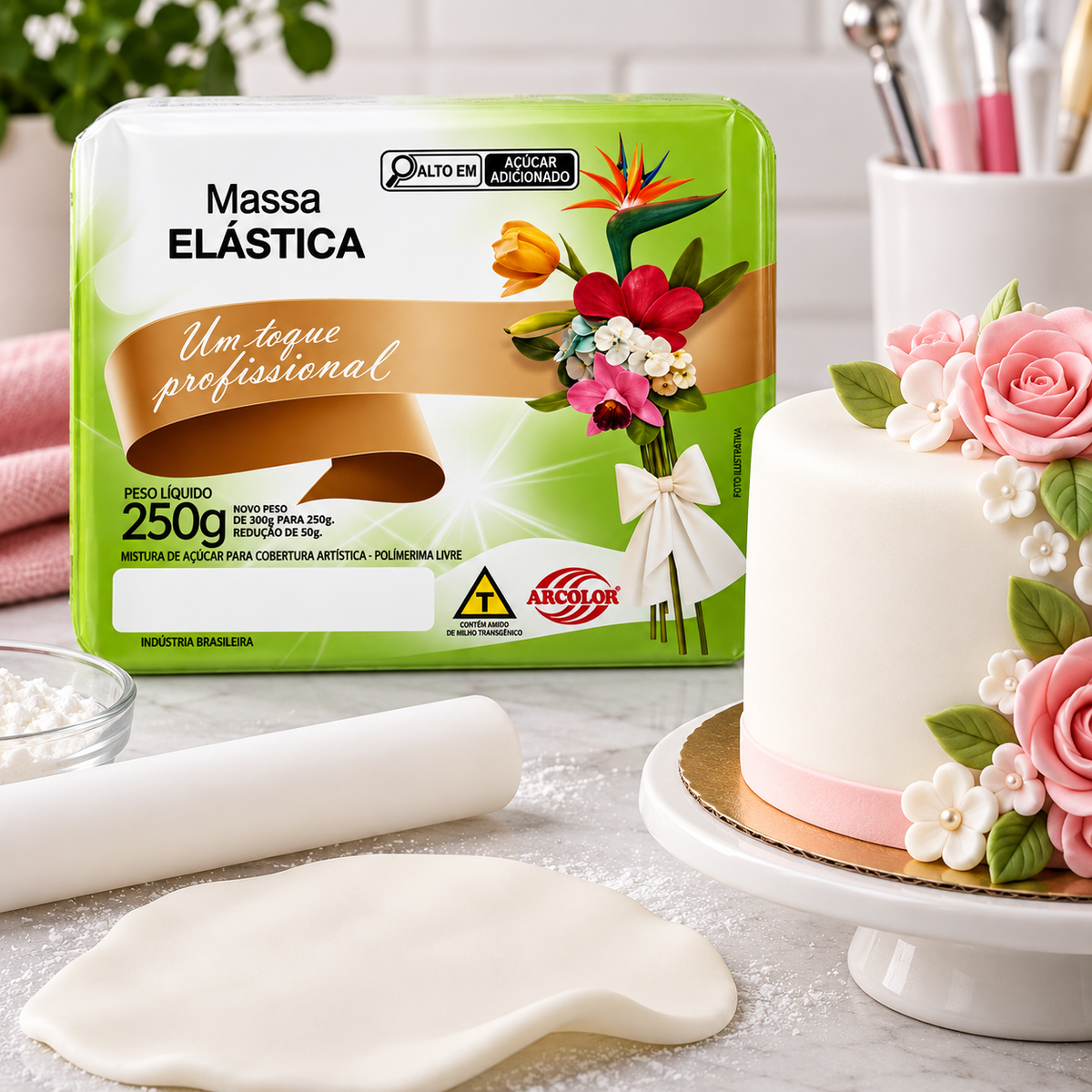 Massa Elástica - 250gr - Arcolor