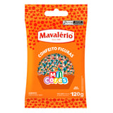 Confeito Figuras Estrelinhas 120g - Mavalério