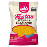 Confeito Miçanga Crocante Amarelo - 500g - Mix