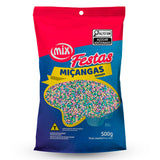Confeito Miçanga Candy Colors - 500g - Mix