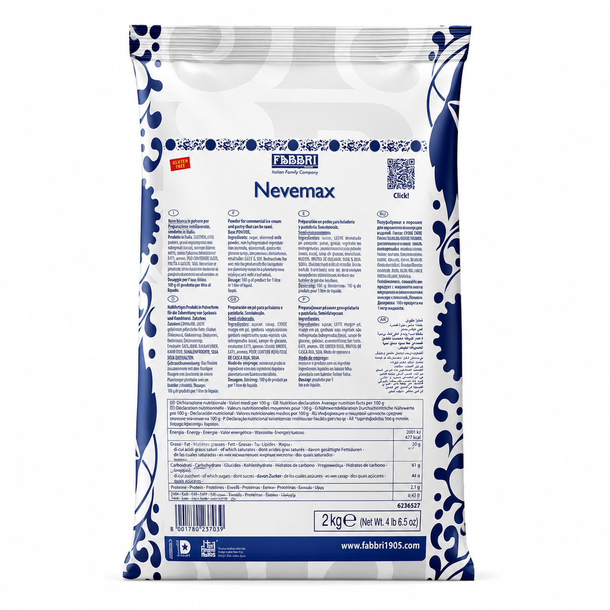 Base Nevemax - 2kg - Fabbri